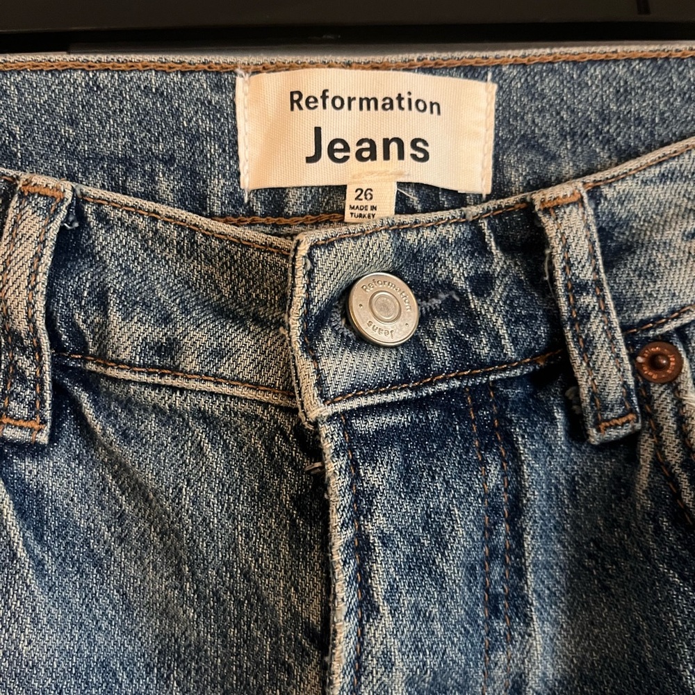 Reformation Indigo High Rise Jeans